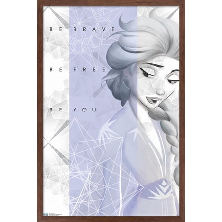 Disney Frozen 2 - Elsa Wall Poster, 22.375" x 34", Framed