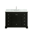 thumbnail image 4 of Wyndham Collection WCS202048SKGCMUNSMXX Deborah 48" Free Standing Single Vanity Set - Dark, 4 of 7
