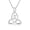 Motherhood Knot, variant on LeCalla 925 Sterling Silver Light-Weight Sea Life Symbol Pendant Necklace for Women and Teen 18" Inch