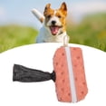 thumbnail image 4 of Poop Bag Dispenser, Zipper Poop Bag Holder Practical  For Outdoor For Pets Orange, 4 of 8