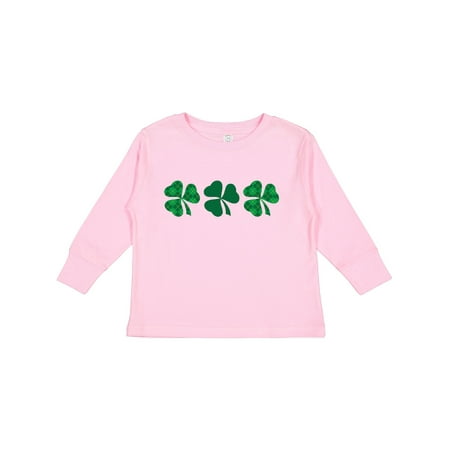 

Inktastic Irish Shamrock Clover Border Gift Toddler Boy or Toddler Girl Long Sleeve T-Shirt