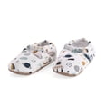 thumbnail image 4 of Ella Bonna Baby Boy Girl Shoes Newborn Socks Crib Shoes Moccasins, Space, 6-12 Months, 4 of 9