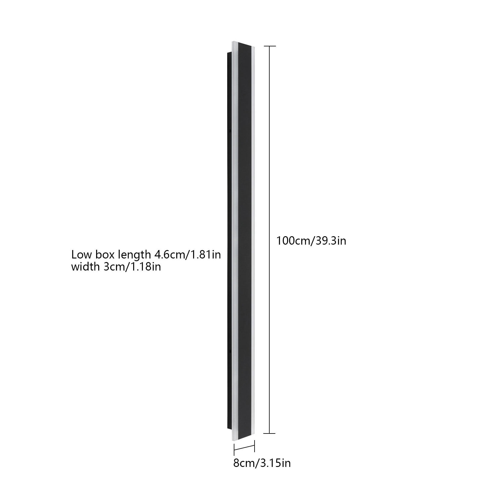 Modern Outdoor Wall Light, Wall Mount Lighting Fixture, 2Pcs Wall Lights