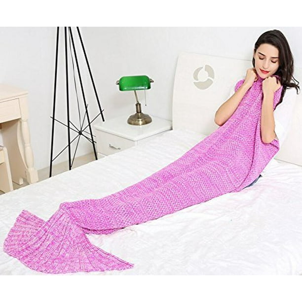 Casofu Mermaid Tail Blanket Adult/Teen Tails ,All Seasons ...