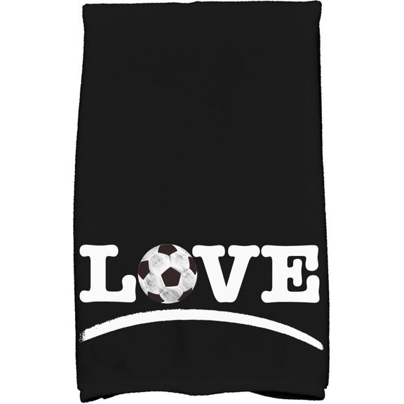 Football Geometric Print Hand Towel