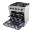 thumbnail image 5 of Kucht Professional 30" Stainless Steel Propane Gas Range in Royal Blue/Silver, 5 of 10