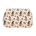 thumbnail image 2 of Sikiie Halloween Gnomes Print Flip Double-layer Pencil Case, All-purpose Stationery Bag for Study and Office, Zipper Design, Unisex, 2 of 7