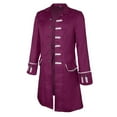 thumbnail image 4 of Chaqueta gótica vintage de moda para hombre, abrigo de manga larga, estilo steampunk, cosplay 2XL, 4 of 8