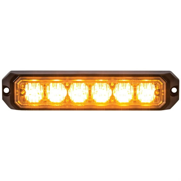 Buyers 8891500 5" Rect Emergency Strobe Light 6 LED Amber 10-24v