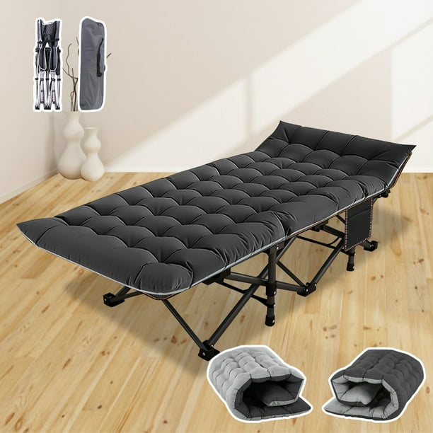 ABORON Folding Camping Cot for Adults 800lbs, Heavy Duty 28" Extra Wide