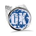 thumbnail image 1 of Ok Diseño Creativo patron ronda ilustración Anillo de compromiso de boda de amor ajustable Unbranded M, 1 of 3