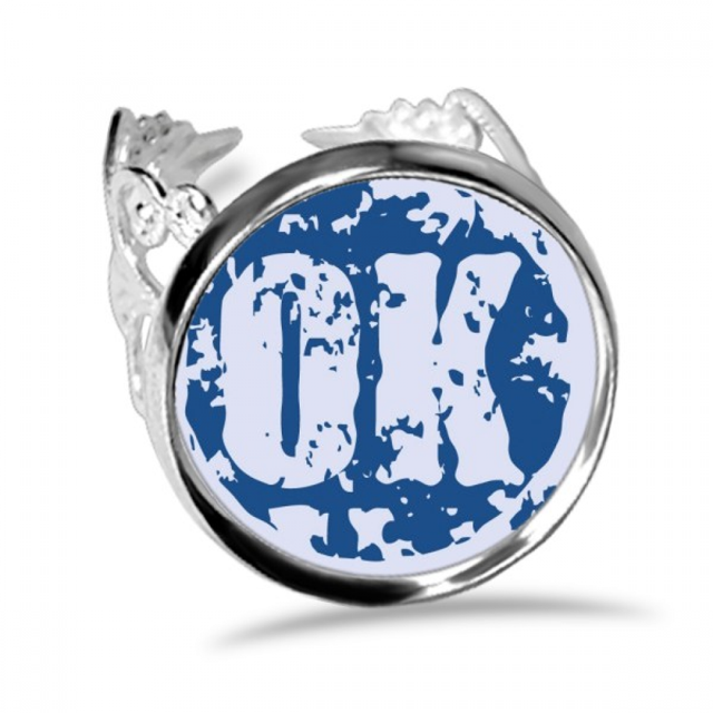 Ok Diseño Creativo patron ronda ilustración Anillo de compromiso de boda de amor ajustable Unbranded M