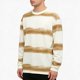 thumbnail image 1 of Ceisia Men's Ink-Brush Stripe Long-Sleeve T-Shirt | Relaxed Summer Casual Top Gift, 1 of 6