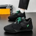 thumbnail image 2 of NOKIO Bowling Shoes for Men with Adjustable H𝗈𝗈k and L𝗈𝗈p, Breathable Wide Toe Walking Sneakers Fashion La𝖼e Up Flat Tennis Shoes Comfortable Versatile Casual Bar𝖾𝖿oot Shoes, 2 of 5