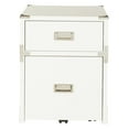thumbnail image 4 of Wellington 2 Drawer File Cabinet in White Engineered Wood Fully Assembled, 4 of 9