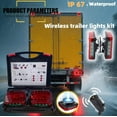 thumbnail image 2 of Wireless Trailer Lights Magnetic,Wireless Trailer Lights,2025 New Led Wireless Tail Lights for Trailer,Rechargeable Towing Light Kit with Powerful Suction Base for Trucks,Boat,RV,Vehicle, 2 of 9