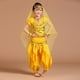 thumbnail image 2 of Conjunto de Traje de Danza de Vientre de Niñas Soledad Amarillo, 2 of 10