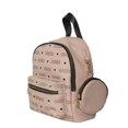thumbnail image 2 of XOXO All over Print Urban Heart Rose Pink Leather Everyday Backpack with Pouch for Women, 2 of 6