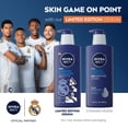 thumbnail image 3 of NIVEA MEN Real Madrid Limited Edition Design Maximum Hydration 3-in-1 Body Lotion, 48-Hour Moisturizer, 16.9 fl oz, 3 of 11