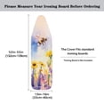 thumbnail image 5 of HELLHERO Soft Ironing Board Cover, Flowers and Bee Ironing Board Cover, Non Stick Scorch and Stain Resistant Standard Size 15x54 Inch with Elastic Edges, 5 of 5