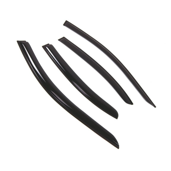 Tuningpros WD2-704 Outside Mount Window Visor Deflector Rain Guard Dark Smoke 4 Pcs Set For 2002-2006 Lexus ES330