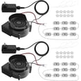 thumbnail image 1 of Replacement Air Blower for Inflatables .A Inflatable Air Fan Blower with Bright Colorful Projection Lamp LED Light &v/A Adapter for Halloween Christmas Inflatable Outdoor Decoratio, 1 of 7