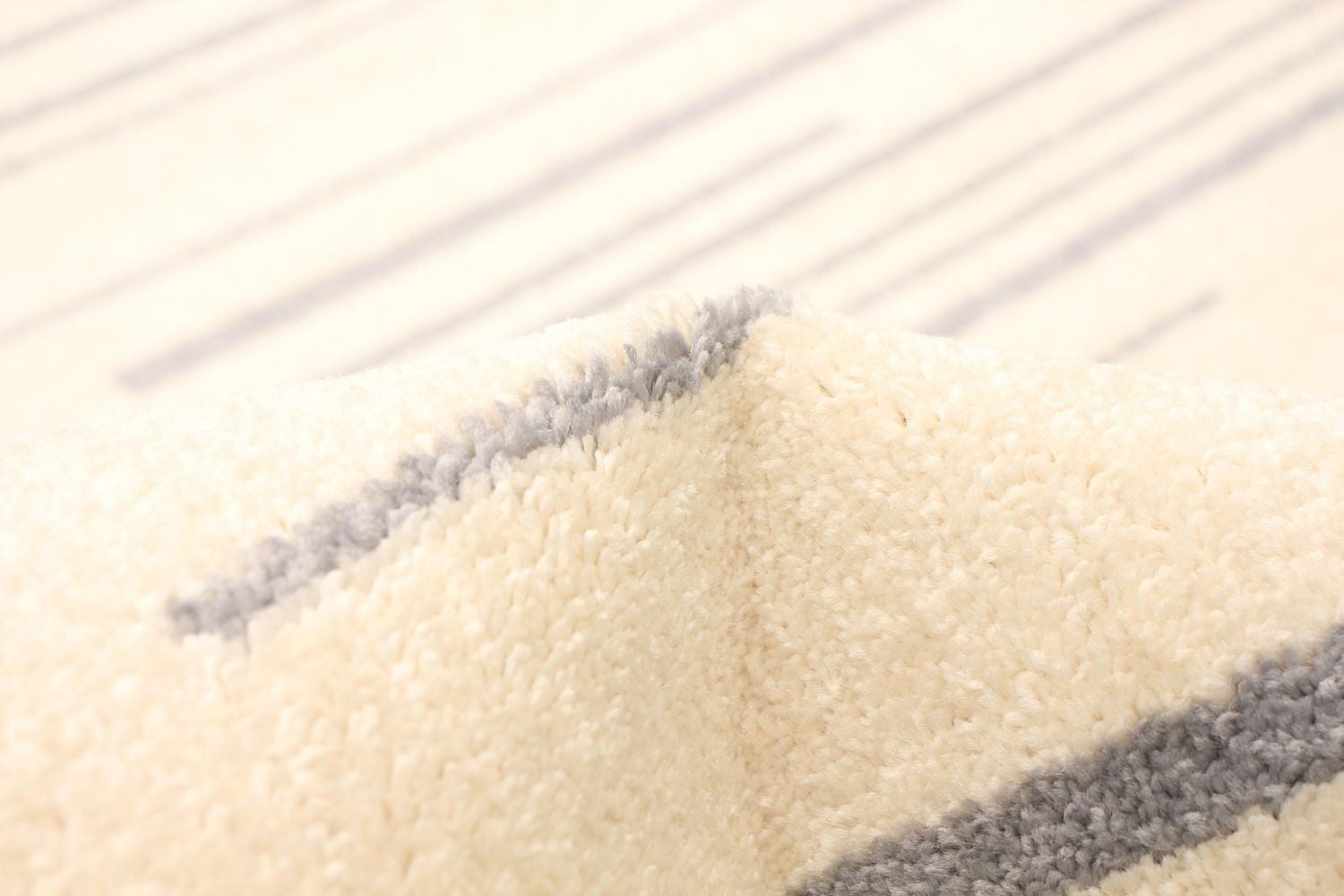 ECARPET Striped Area Rug, Minimalist Style Modern Carpet Fika Collection