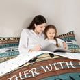 thumbnail image 5 of Feelyou Western Lake House Bedding Comforter Set, Rustic Boating Sport Lover Twin Comforter Sets, Teens Adult Men Reversible Bedding Set, Super Cozy Room Decor, 2-Piece, 5 of 8
