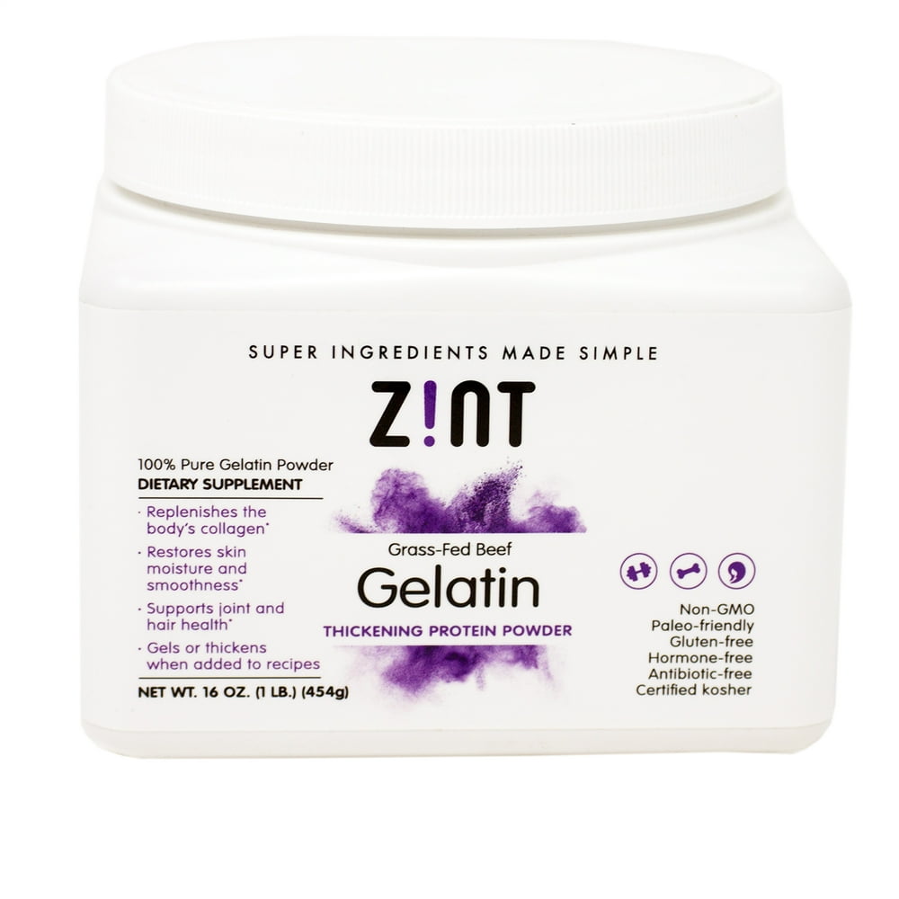 Zint Beef Gelatin Tub 16 Ounces