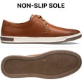 thumbnail image 2 of Zapatos casuales para hombre Jousen A81Q06 con espuma viscoelástica, marrón, 2 of 9
