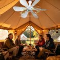 thumbnail image 4 of Outdor Ceiling Fan For Cruise Portable Ceiling Fan USB Powered Ceiling Fan With Remote Control 4 Speeds 6 Hanging Fan For Camping Bed RV Tent Room, 4 of 6