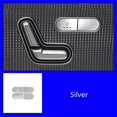thumbnail image 5 of Embellecedor para botón de calefacción de asiento de coche para clase CE, color plateado, 5 of 5