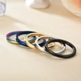 thumbnail image 3 of 1pc Unisex Couples Ring Set - 2mm Stainless Steel Stackable Rings for Engagement and Wedding, 3 of 4