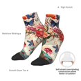 thumbnail image 6 of Naloa Butterflies And Flowers Painting Ankle Socks for Women Non Slip Socks No Show Socks Classic Low Cut Casual Socks Casual Socks, 6 of 7
