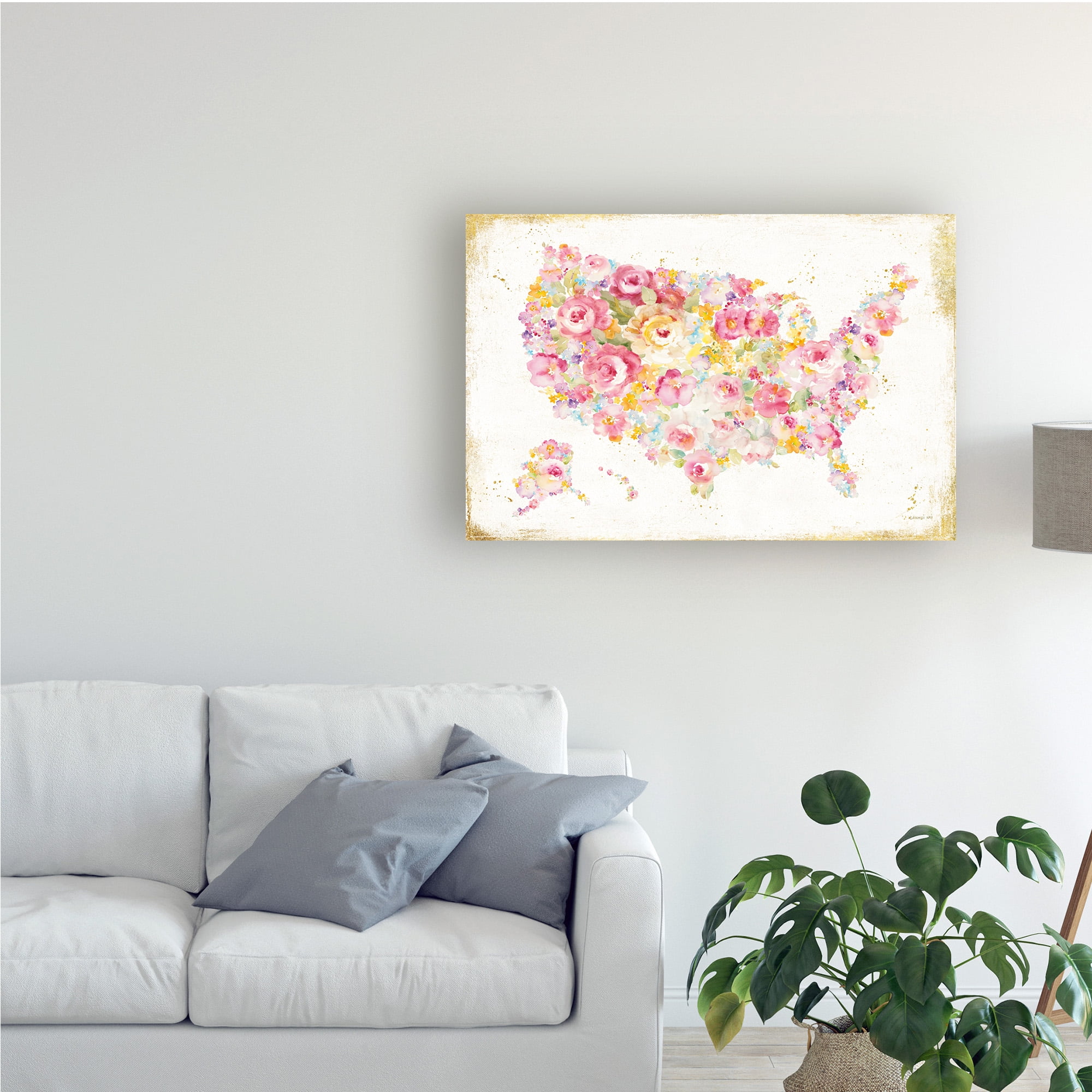Trademark Fine Art 'Midsummer USA' Canvas Art by Danhui Nai