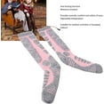 thumbnail image 3 of Electric Heated High Socks, Adjustable Temperature with , Battery-Powered Foot Warmer Socks for Winter, Elderly Care, Skiing & Biking, 3 of 5