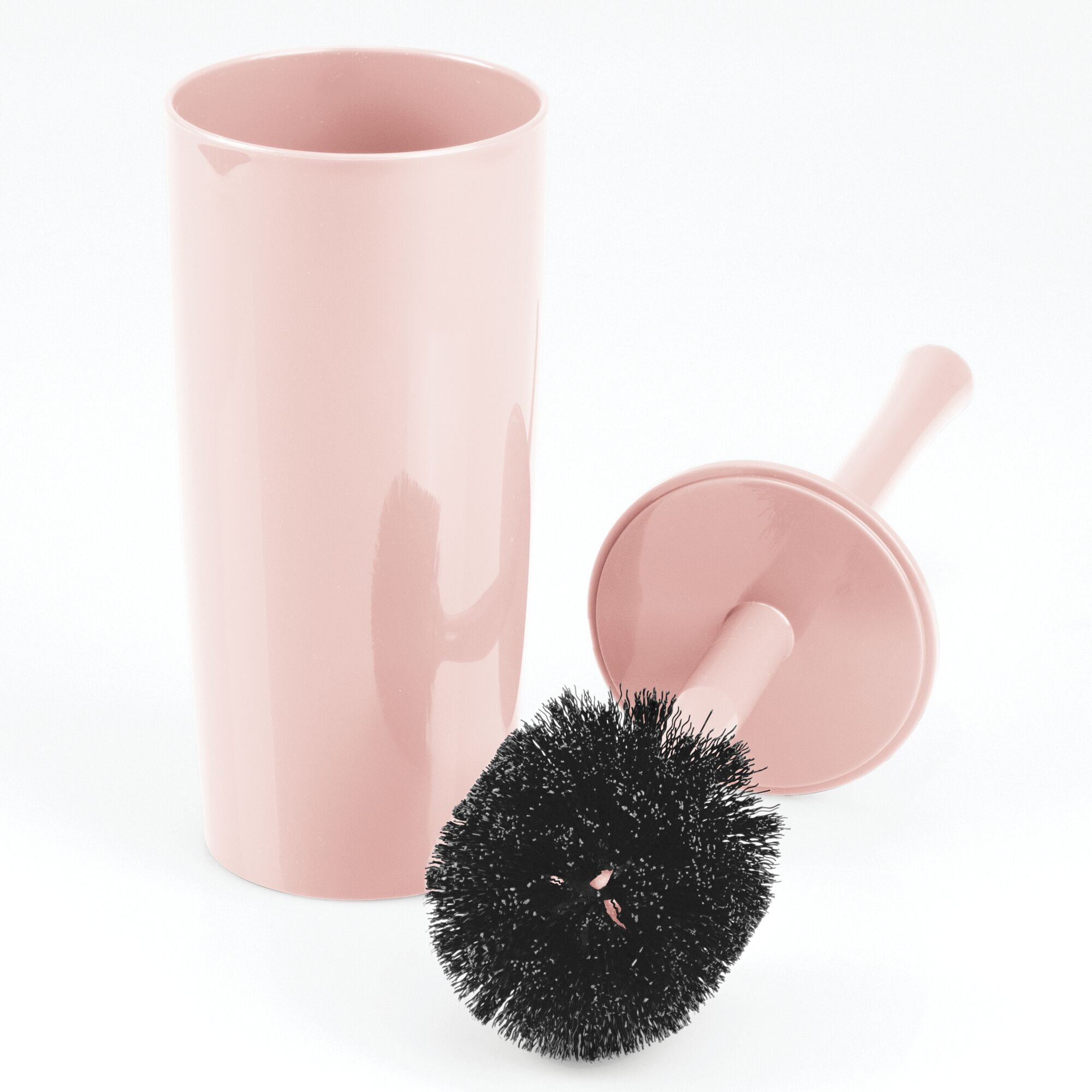 Modern Toilet Brush and Holder Pink Ceramic Base – Hansel & Gretel