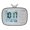 Black, variant on NEXAVKPR TV Digital Display Alarm Clock With Calendar Thermometer for Bedsides Table