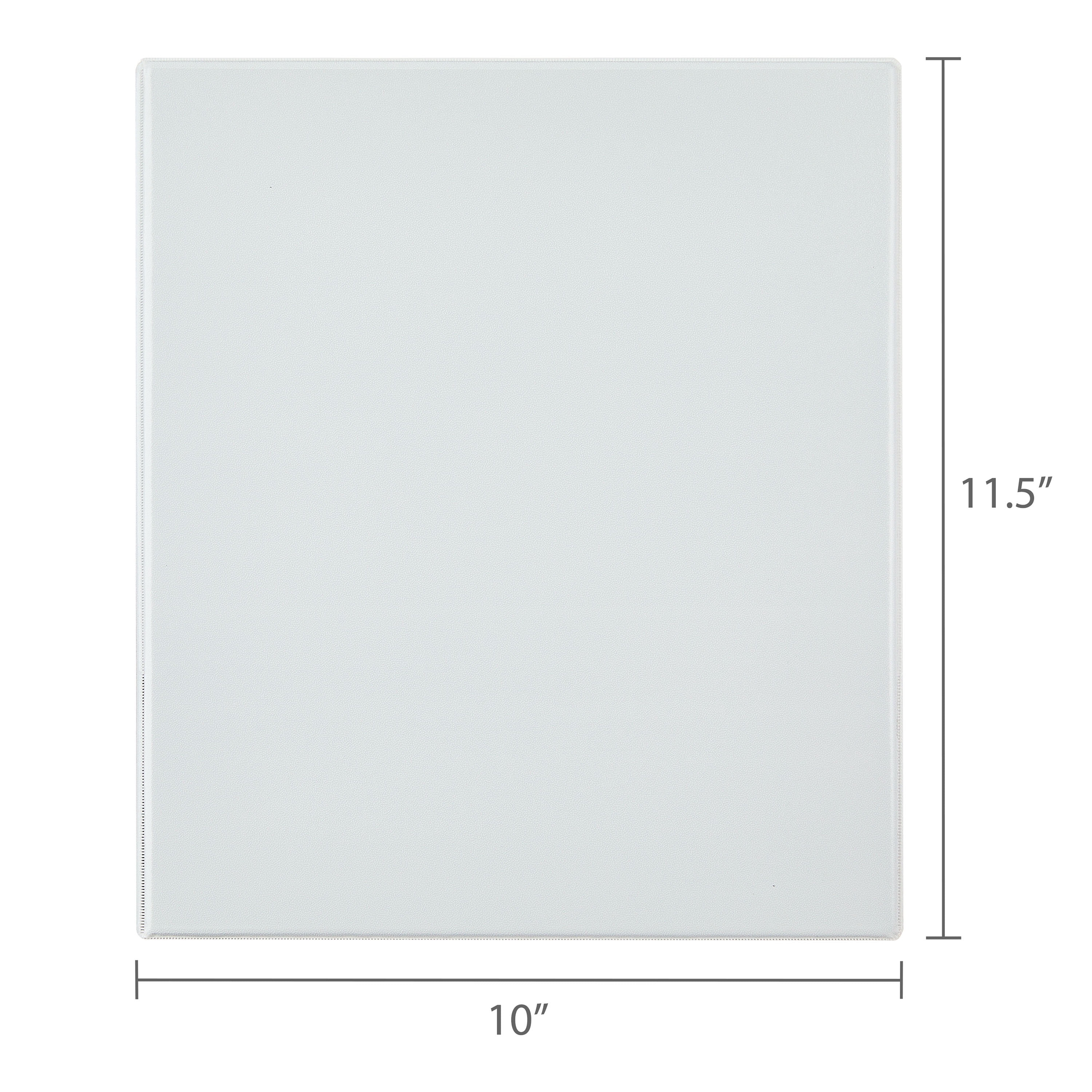 Pen+Gear Durable View 0.5-inch D-Ring Binders, White, 4 Count