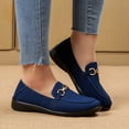 thumbnail image 4 of Mepaouo Women's Slip on Loafers Comfortable Dressy Walking Flats Suede Driving Work Moccasins Shoes, 4 of 8