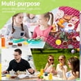 thumbnail image 6 of AOWOO 8 Pack Salad Dressing Container to Go, 2.7 oz Glass Condiment Containers with Lids for Lunch Box, Small Sauce Containers Glass Jars with Lids Reusable & Leakproof, 6 of 7