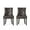 Brown/Espresso, variant on GDF Studio Maggie Contemporary Tufted Dining Chairs, Set of 2, Slate Microfiber and Espresso