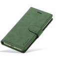 thumbnail image 5 of Case for SE 2020 Wallet Case, iPhone 7 Case, iPhone 8 Case with Card Holder Premium Leather Flip Cover Magnetic Closure Case Shockproof Pure Color Cover Kickstand Card Slots Case, Green, 5 of 8