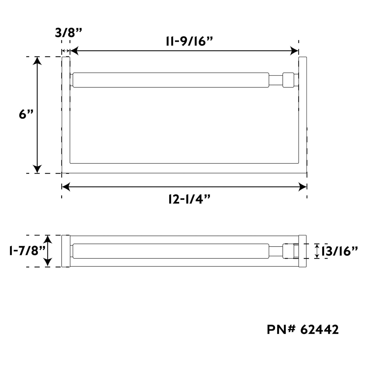 HJTER Wall-Mount Paper Towel Holder