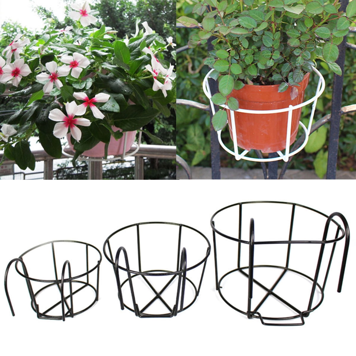 20 Pcs Hanger Orchid Wire Hanging Plants Flower Pot Replacement Garden 4 Leg 30" 
