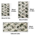 thumbnail image 6 of YIMEIS Festive diamond pattern Kitchen Mat Rug Set  - 2 Pcs Perfect for Kitchen Counter, 16''*24''/47''*18'', Functional for Decoration, 6 of 10