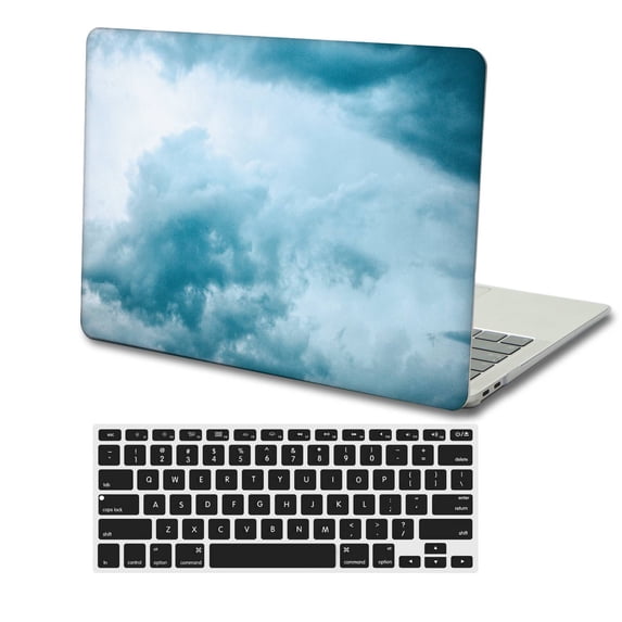 KSK KAISHEK Protective Case Hard Cover Compatible MacBook Pro 13 inchs with Touch Bar + Black Keyboard Cover Model: M1 A2338/A2289/A2251/A2159/A1989/A1706/A1708 (QLXL0379)