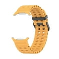 thumbnail image 2 of Dwitch Rugged Band for Samsung Galaxy Watch Ultra 47mm, Soft Silicone Sport Strap Women Men Replacement Accessory,Yellow, 2 of 7