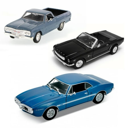 Best of 1960s Muscle Cars Diecast - Set 67 - Set of Three 1/24 Scale Diecast Model (List Of Best Muscle Cars)