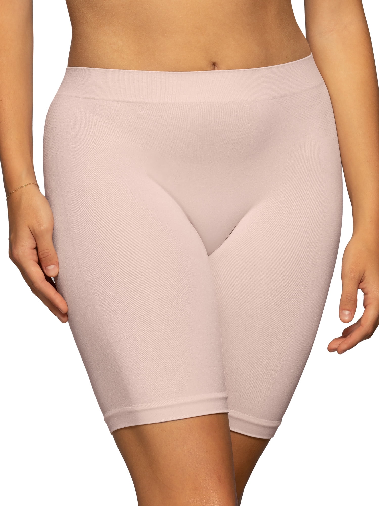 Vanity Fair Radiant Women's Seamless Slip Shorts, Breathable Smoothing Shapewear Shorts for Under Dresses and Skirts, Sizes S–3XL